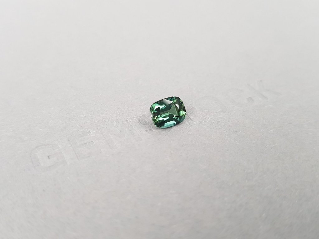 Unheated sapphire color teal in cushion cut 1.19 ct, Madagascar Image №3