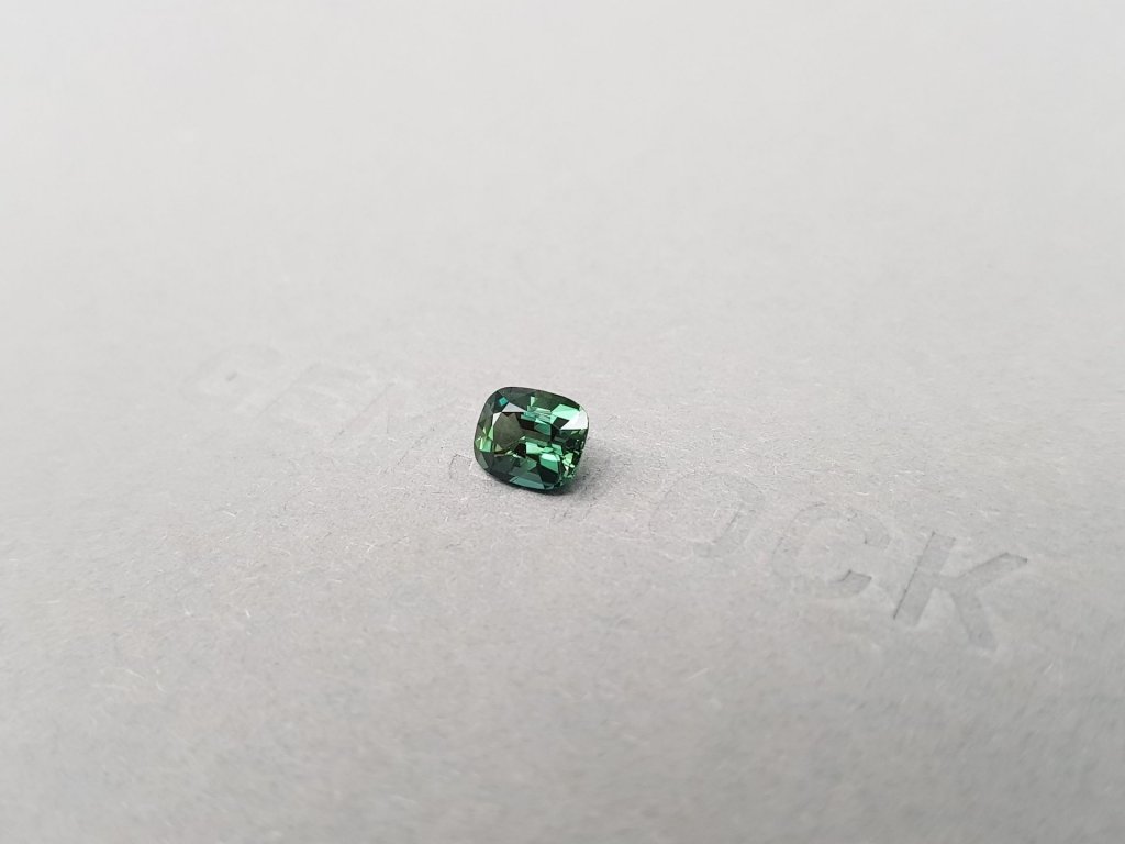 Unheated sapphire color teal in cushion cut 1.19 ct, Madagascar Image №4