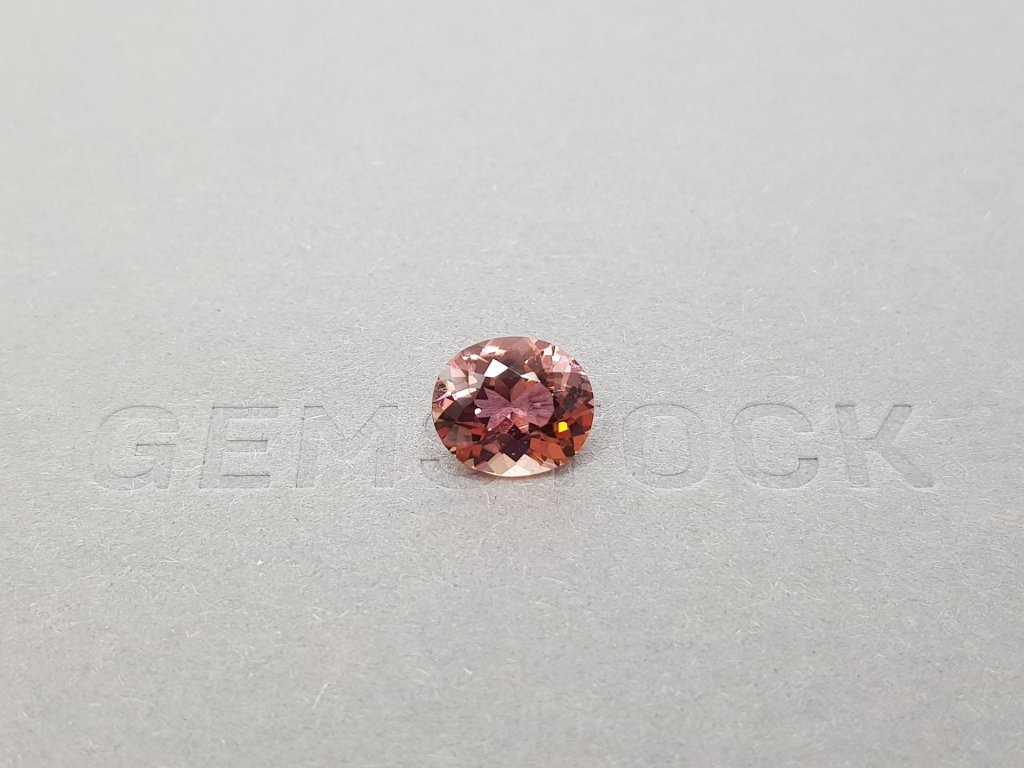 Bright pink oval cut tourmaline 2.32 ct, Afghanistan Image №2