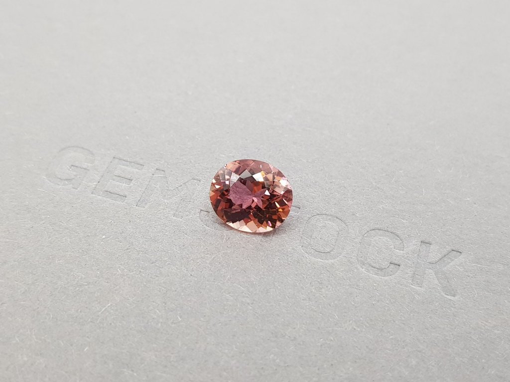Bright pink oval cut tourmaline 2.32 ct, Afghanistan Image №4