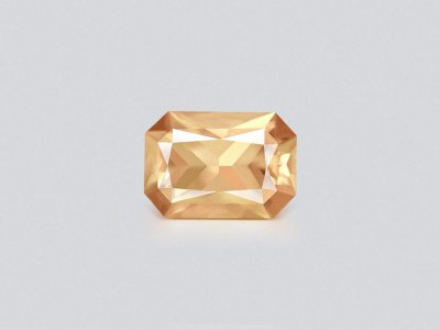 Unheated yellow sapphire radiant cut 1.06ct, Madagascar photo