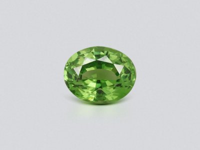 Intense Green tsavorite garnet in oval cut 1.18 carats Tanzania photo