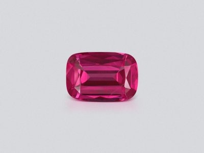 Spinel Mahenge Vibrant pink red cushion cut 4.37 carats, Tanzania photo
