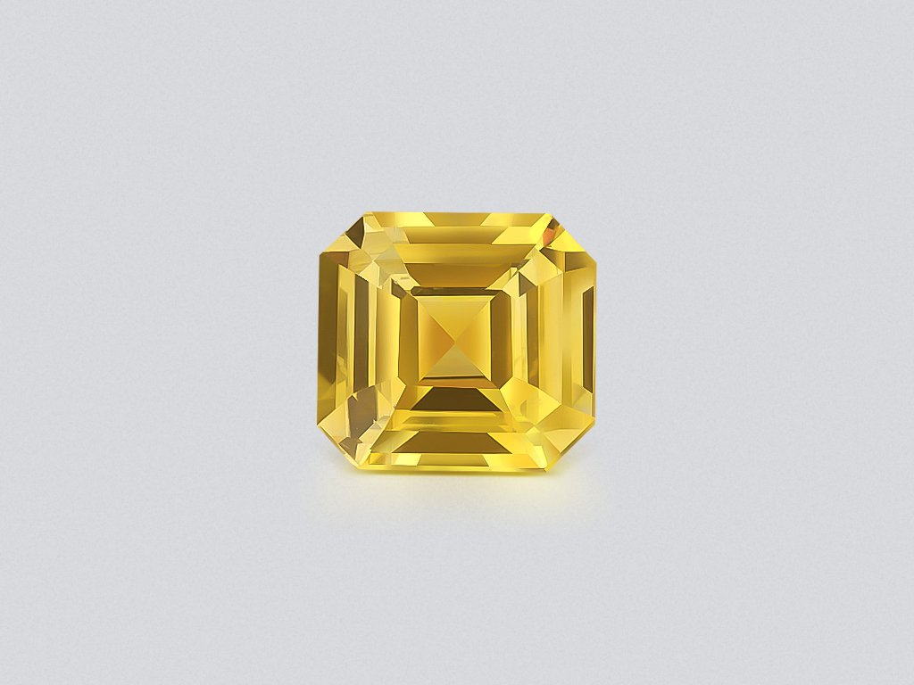 Yellow sapphire octagon cut 1.58 carats, Sri Lanka Image №1