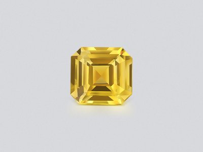 Yellow sapphire octagon cut 1.58 carats, Sri Lanka photo