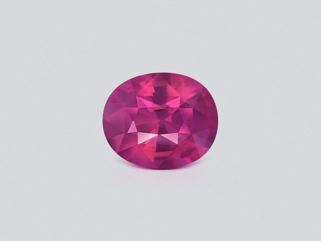 Unheated sapphire Hot Pink rutile silk effect 1.13 carats, Sri Lanka Image №1