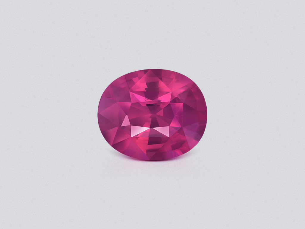 Unheated sapphire Hot Pink rutile silk effect 1.13 carats, Sri Lanka Image №1