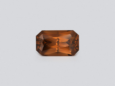 Brown zircon radiant cut 9.80 carats, Tanzania photo