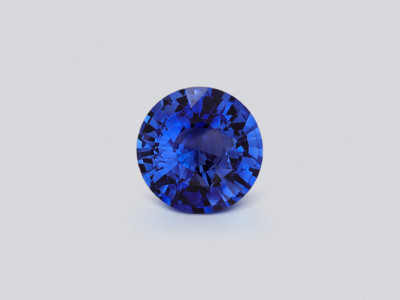 Sapphire Royal Blue round cut 3.05 carats, Sri Lanka  photo