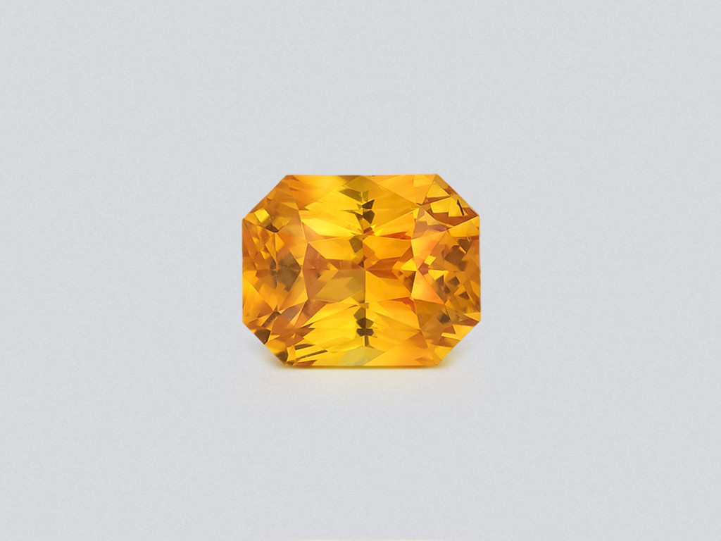 Yellow sapphire radiant cut 1.53 carat, Sri Lanka Image №1