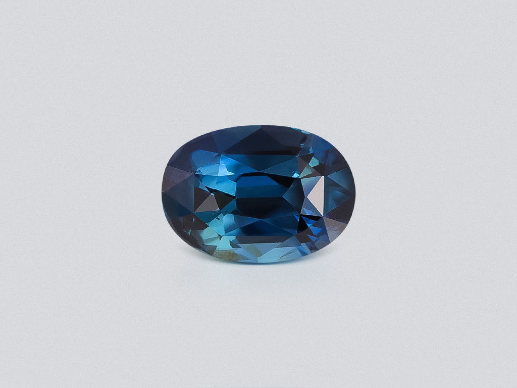 Unheated Teal sapphire oval cut  2.01 carats, Sri Lanka Image №1