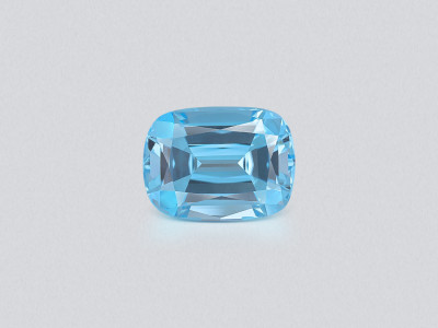Topaz Sky Blue high precision cushion cut 15.47 carats, Madagascar photo