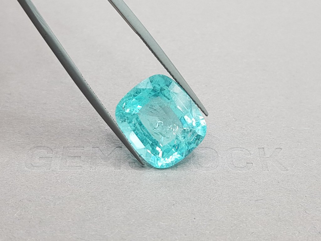 Large greenish blue Paraiba 14.24 ct, Mozambique Image №4