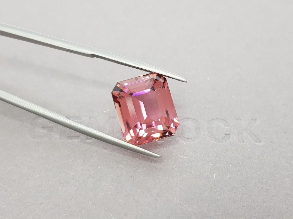 Large octagon cut pink tourmaline 11.73 ct, Mozambique Image №3