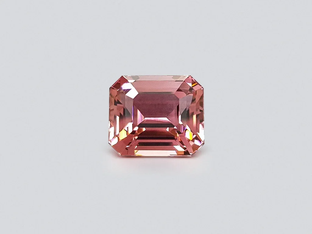Large octagon cut pink tourmaline 11.73 ct, Mozambique Image №1