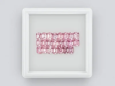 Octagon-cut pink spinel set 4.84 ct, Tanzania photo