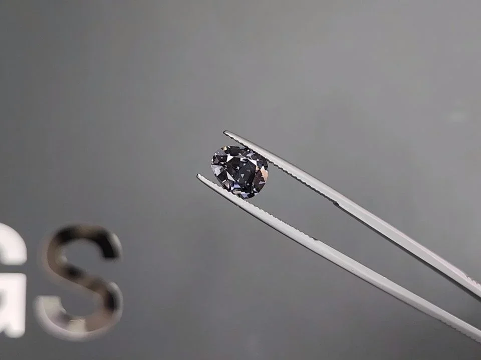 Gray spinel in fancy cut 2.69 carats Image №3