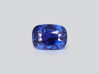 Unheated Royal Blue sapphire in cushion cut 2.52 carats, Sri Lanka photo