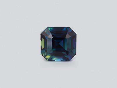 Unheated Teal sapphire octagon  2.06 carats, Sri Lanka photo