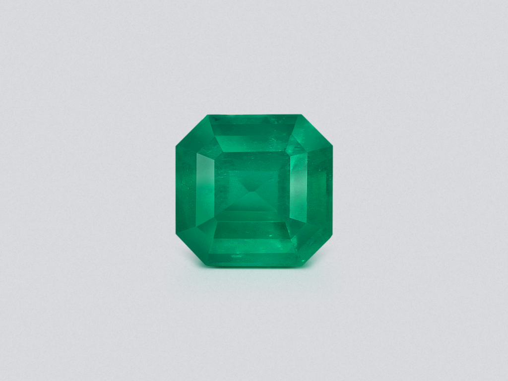 Emerald Vivid green octagon cut 4.41 carats, Colombia Image №1