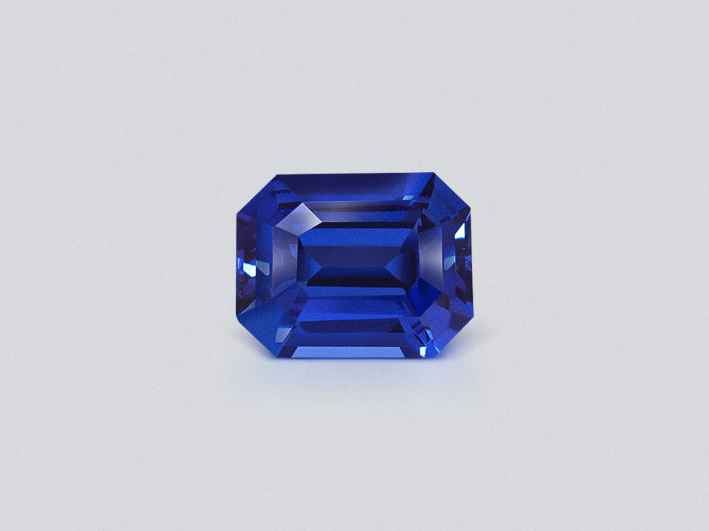 Blue sapphire octagon cut 1.54 carats, Sri Lanka Image №1