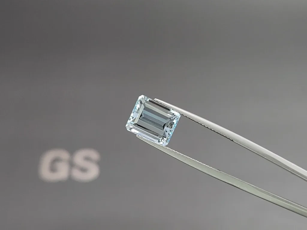 Aquamarine octagon cut 3.98 carats, Madagascar  Image №3