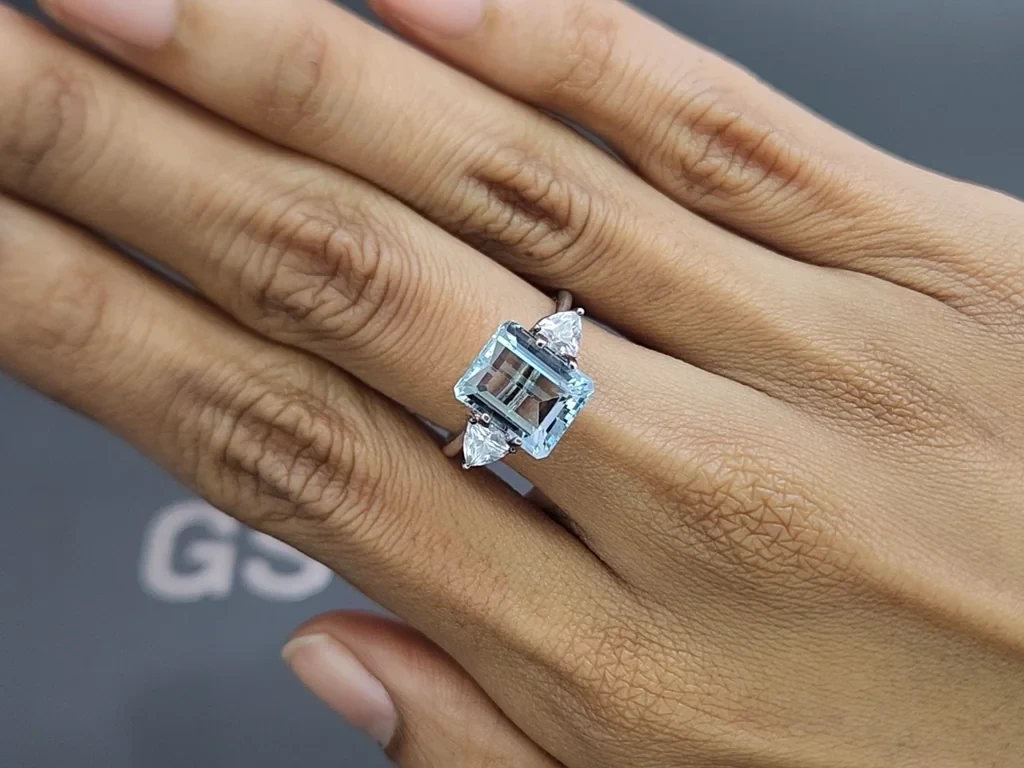 Aquamarine octagon cut 3.98 carats, Madagascar  Image №5