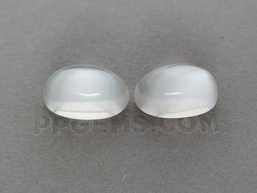 Pair of moonstones from Burma 33.71 ct Image №2