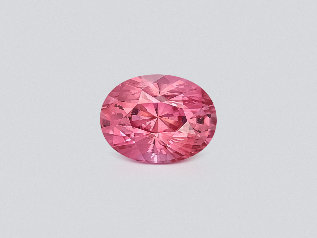 Unheated Padparadscha sapphire oval cut 3.32 carats, Sri Lanka Image №1