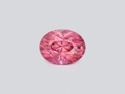 Unheated Padparadscha sapphire oval cut 3.32 carats, Sri Lanka photo