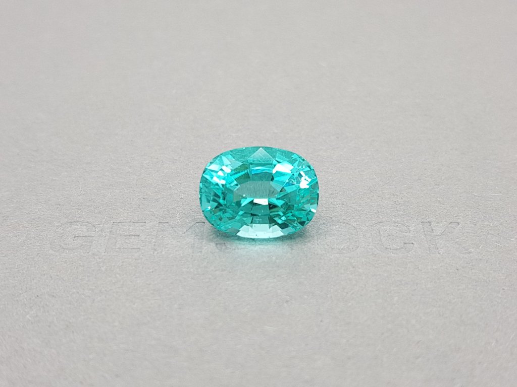 Clear Neon Blue Green Paraiba Oval Cut 8.94 ct Image №1