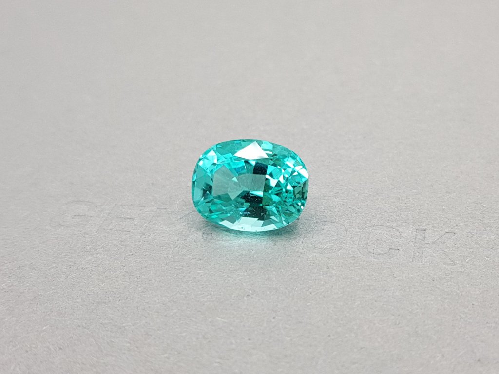 Clear Neon Blue Green Paraiba Oval Cut 8.94 ct Image №3