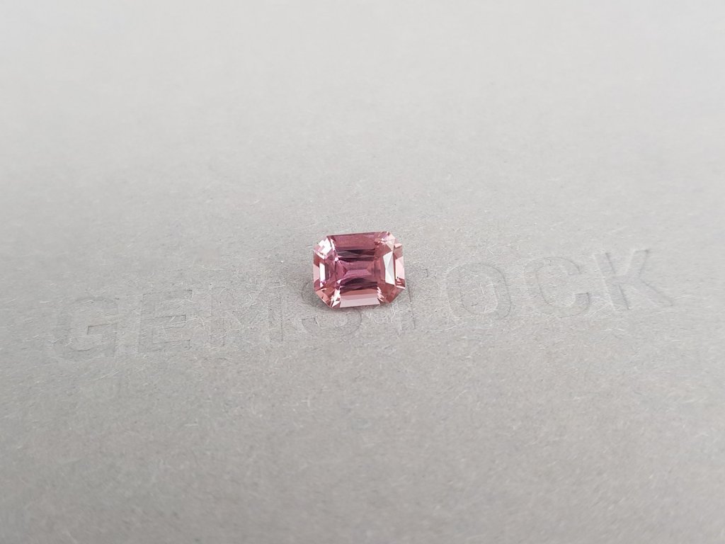 Orange-pink octagon-cut tourmaline 1.31 ct Image №2