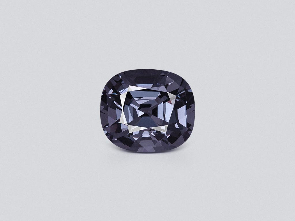 Gray spinel in cushion cut 2.27 carats Image №1