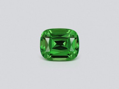 Neon Green tsavorite garnet in cushion cut 1.50 carats, Tanzania  photo