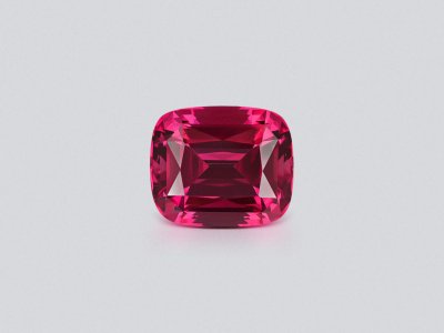 Spinel Mahenge Vibrant pink red cushion cut 5.01 carats, Tanzania   photo