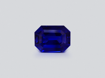 Sapphire Royal Blue octagon cut 3.14 carats, Sri Lanka  photo