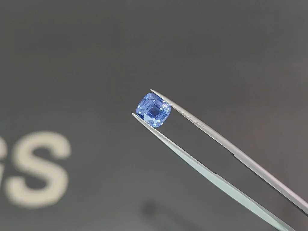 Unheated sapphire Pastel Blue cushion cut 1.54 carats, Sri Lanka  Image №3