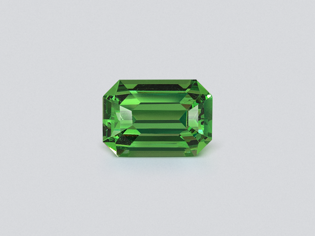 Garnet tsavorite octagon cut 2.26 carats, Tanzania  Image №1