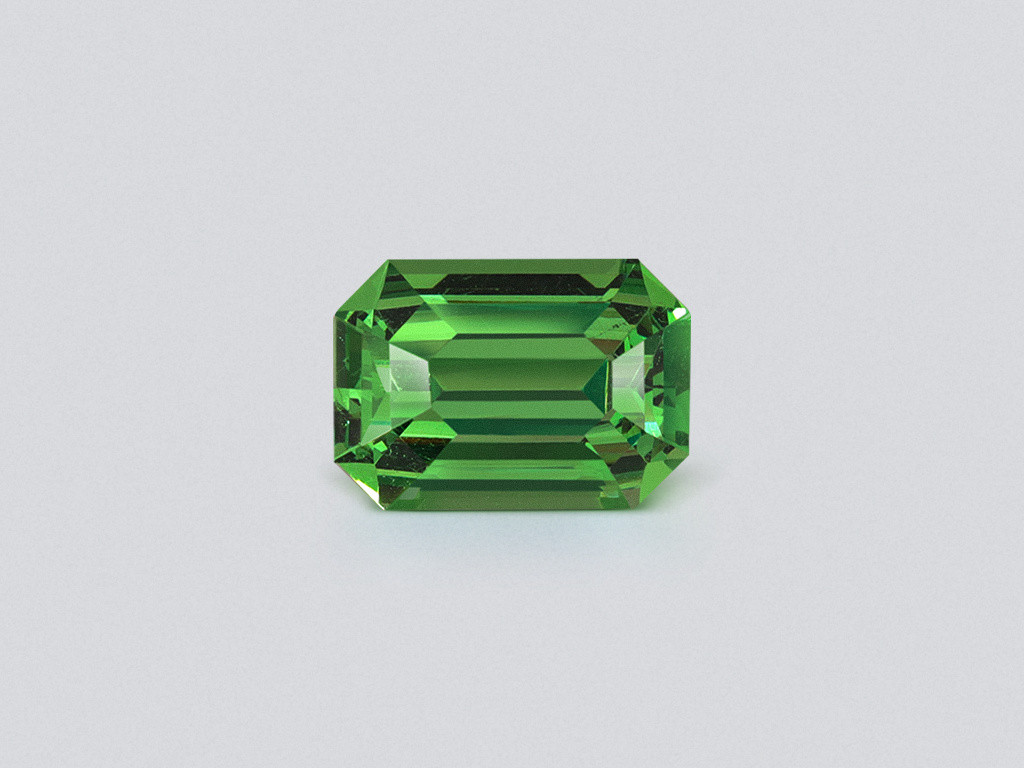 Garnet tsavorite octagon cut 2.26 carats, Tanzania  Image №1