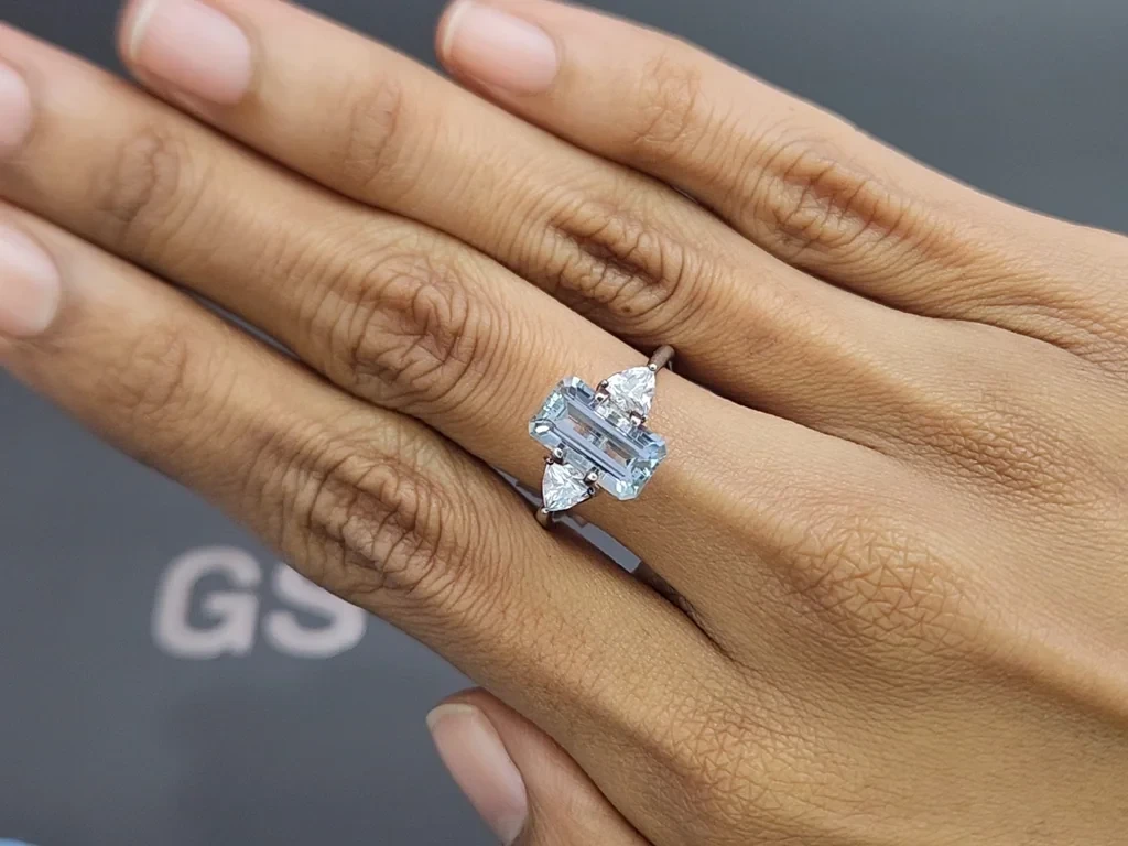 Aquamarine octagon cut 2.73 carats, Madagascar  Image №5