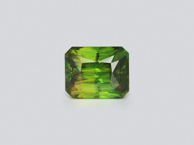 Large green sphene radiant cut  41.63 carats,  Madagascar photo