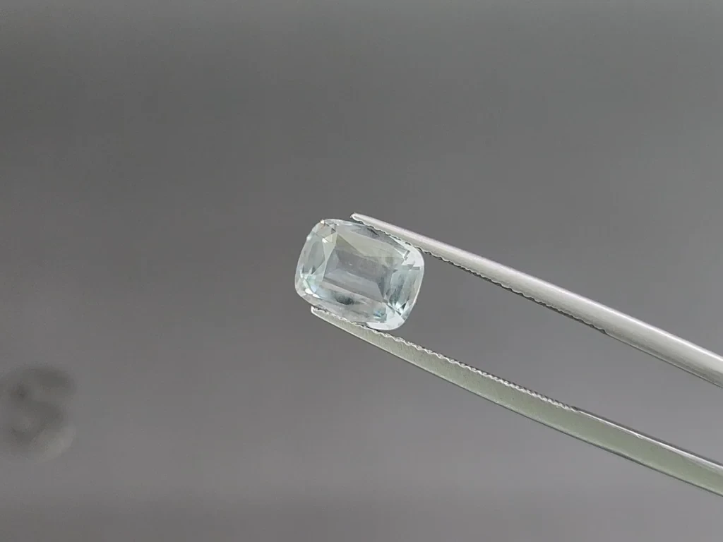 Set of aquamarines cushion cut 3.88 carats, Madagascar Image №3