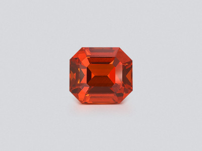 Garnet spessartine octagon cut 3.37 carats, Tanzania photo