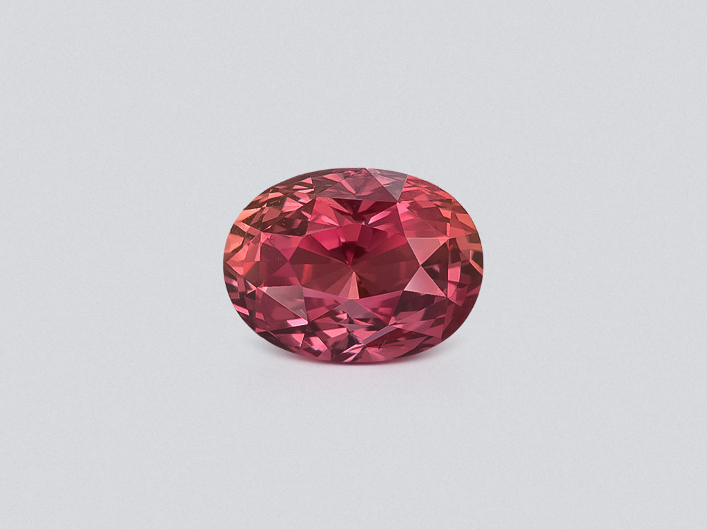 Sapphire Padparadscha oval cut 3.01 carats, Sri Lanka Image №1