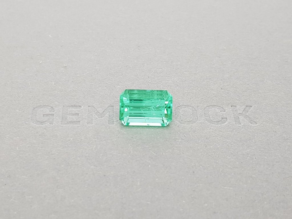 Bright Paraiba tourmaline, octagon cut 4.55 ct, Mozambique Image №1