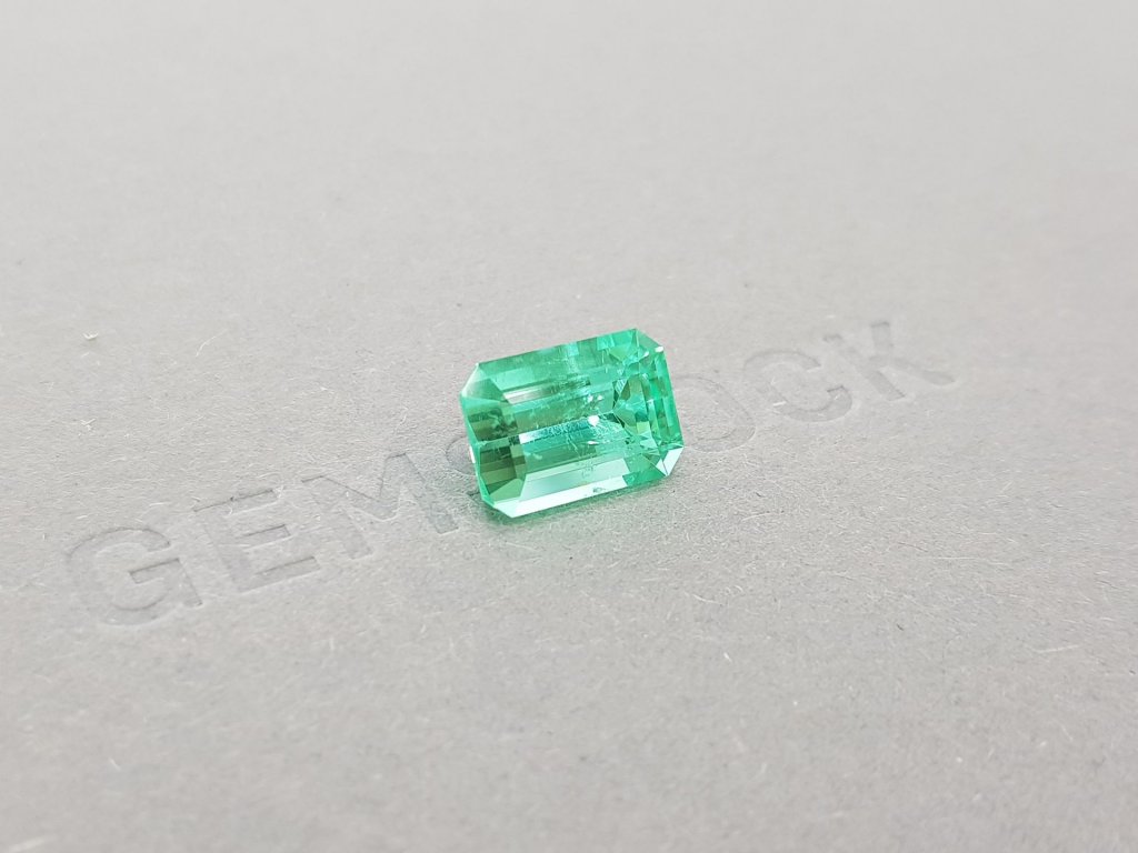 Bright Paraiba tourmaline, octagon cut 4.55 ct, Mozambique Image №2