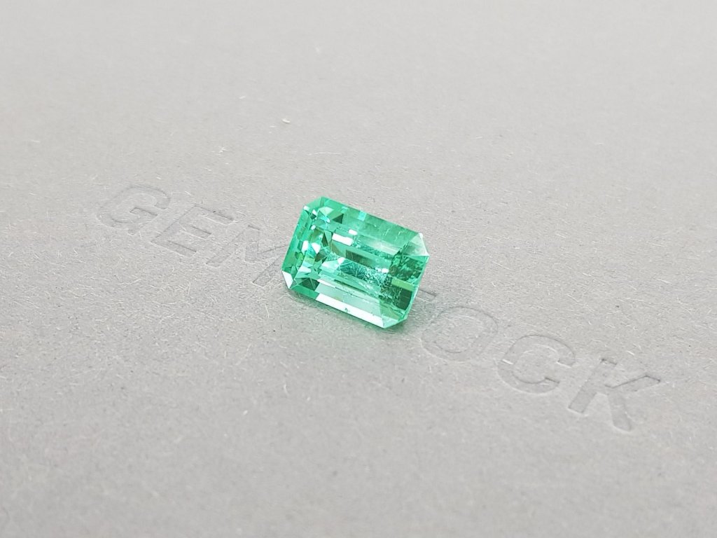 Bright Paraiba tourmaline, octagon cut 4.55 ct, Mozambique Image №3