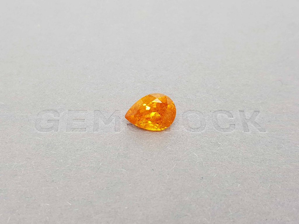 Pear cut Fanta Spessartine 3.61 ct, Nigeria, GFCO Image №1