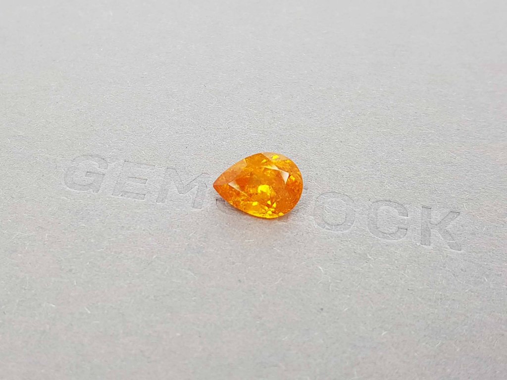 Pear cut Fanta Spessartine 3.61 ct, Nigeria, GFCO Image №3